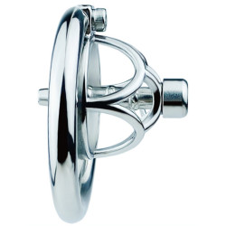 CockLock Cage de chasteté en métal avec Plug d'urètre Hexy 3 x 3.3cm